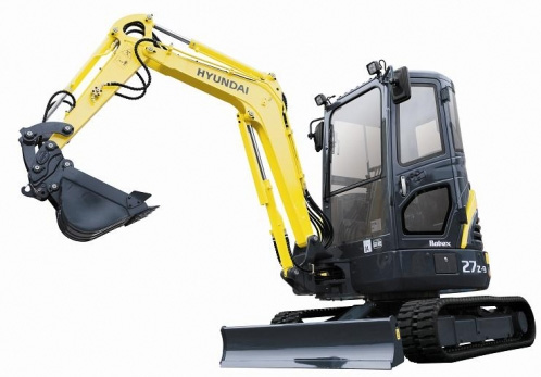 Мини-экскаватор HYUNDAI R-27Z-9 Мини-экскаватор HYUNDAI R-27Z-9